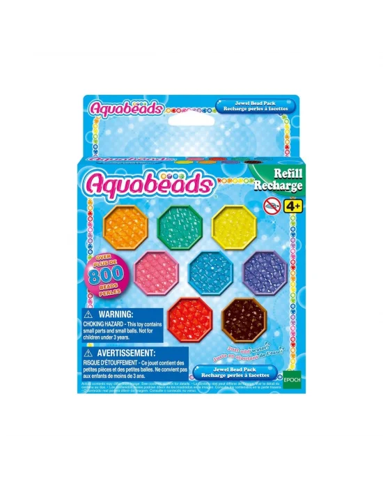 31520 Epoch Aquabeads Kristal Boncuk Paketi - Yedek Paket, 800 Parça +4 Yaş