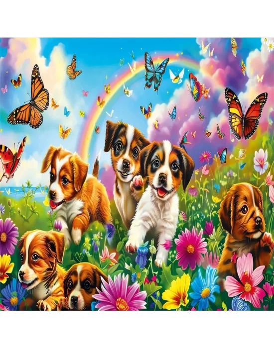 31754 Playıng Puppıes 50 Parça Puzzle