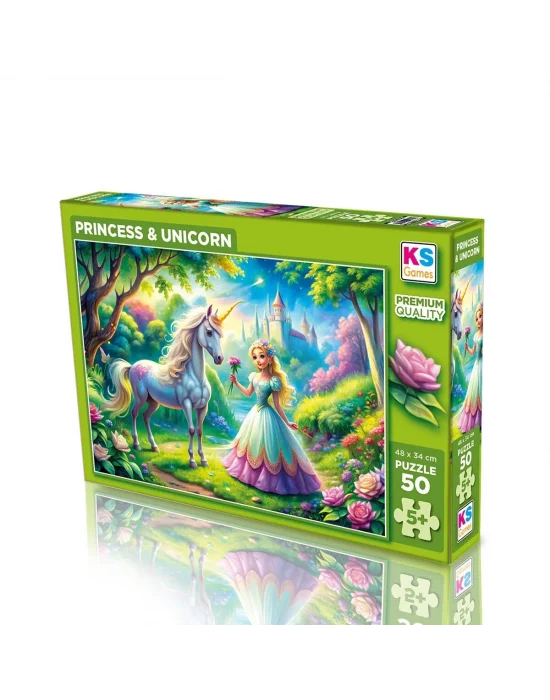 31755 Prınces Unıcorn 50 Parça Puzzle
