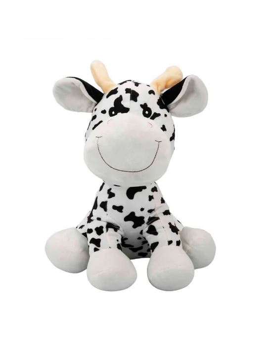 3182 Oturan Peluş Hayvanlar 35 Cm Hipopotam-inek-fil-maymun