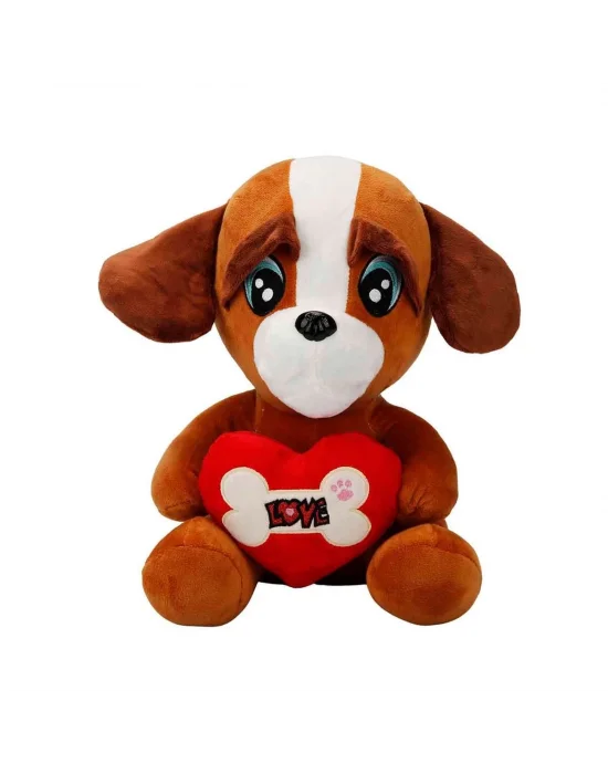3183 Sunman, Kalpli Peluş Köpek 30 Cm