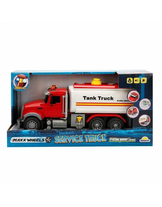 3326 Maxx Wheels Sesli Ve Işıklı İtfaiye Araçları -sunman