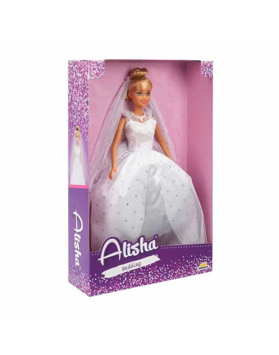 3381 Sun-rst-sıs-gelinlikli Manken Bebek Alisha 29 Cm - Sunman