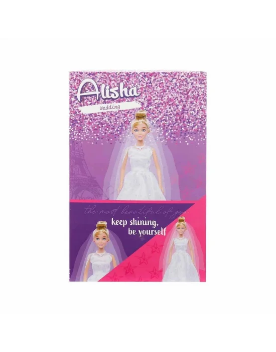 3381 Sun-rst-sıs-gelinlikli Manken Bebek Alisha 29 Cm - Sunman