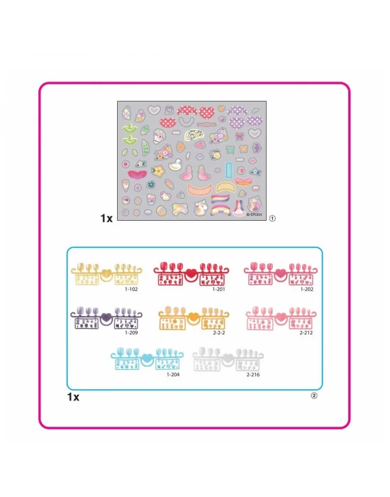 35059 Aquabeads Kalpler Ve Kurdeleler - Yedek Tırnak Paketi +4 Yaş