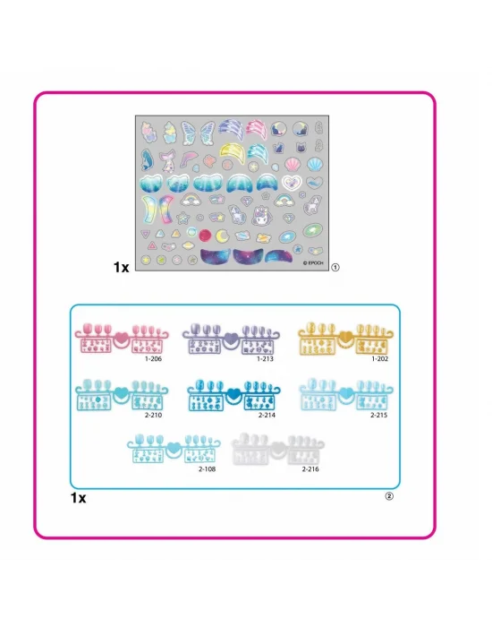 35060 Aquabeads Sihirli Atlar Ve Yıldızlar - Yedek Tırnak Paketi +4 Yaş