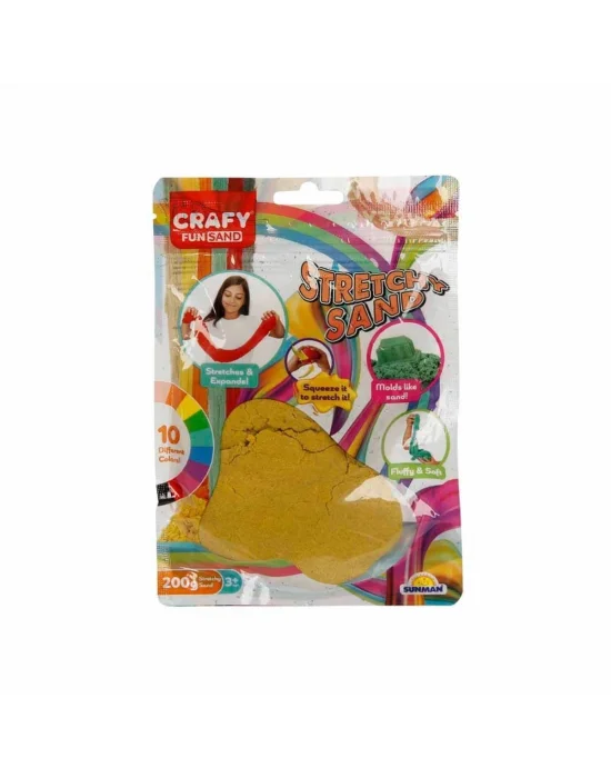 3600 Crafy Streç Oyun Kumu Sarı 200 G -sunman