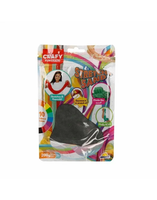 3607 Crafy Streç Oyun Kumu Siyah 200 G -sunman