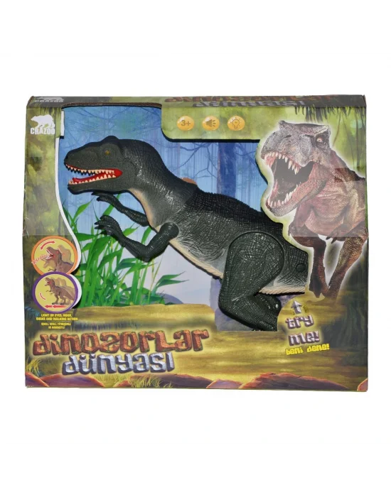 36127 Sesli Ve Işıklı Büyük Dinozor