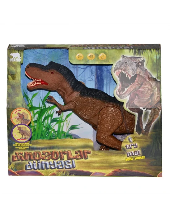 36127 Sesli Ve Işıklı Büyük Dinozor