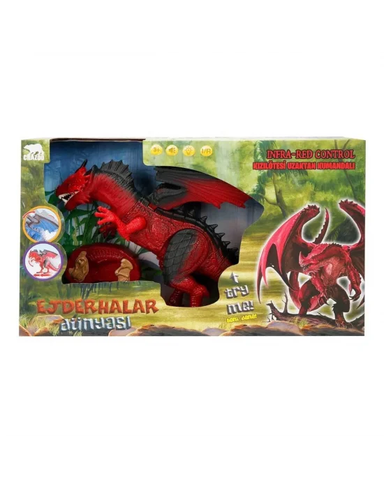 36139 Uzaktan Kumandalı Sesli Ve Işıklı Dragon