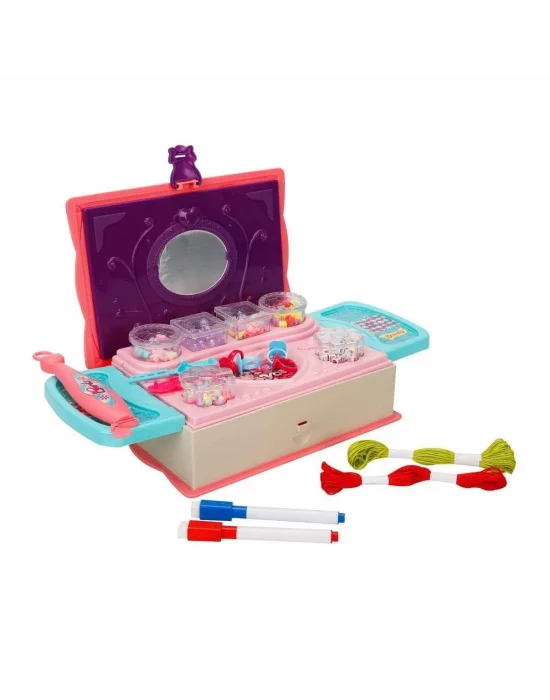 3662  Pretty Pinky 3ü 1 Arada Boncuk Yapım Seti -sunman