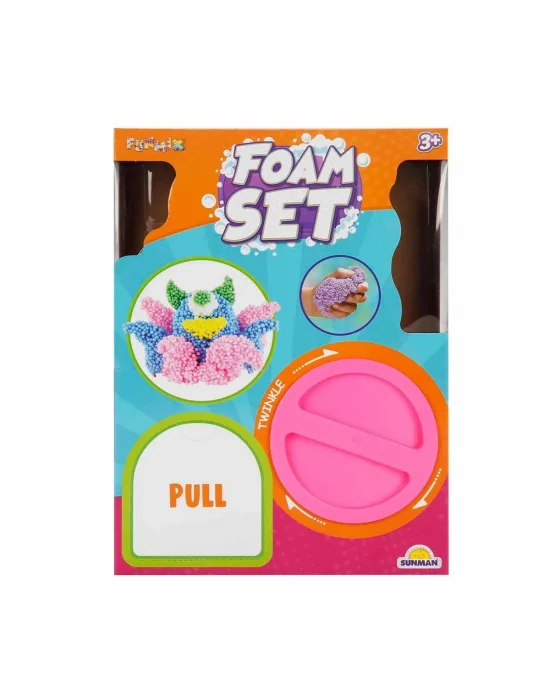 4140 Funmix 5 Renkli Köpük Slime Seti -sunman