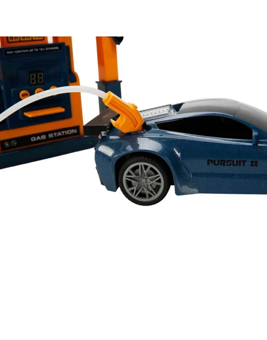 41627 Sun-zhc-crn-rc Araba Benzin İstasyonlu Duman Püsk 2 4ghz Ses Işık