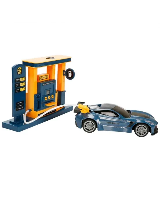 41627 Sun-zhc-crn-rc Araba Benzin İstasyonlu Duman Püsk 2 4ghz Ses Işık