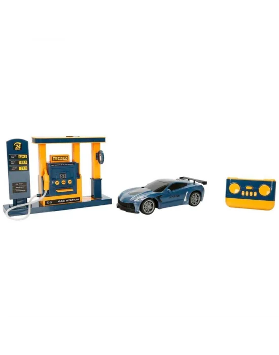 41627 Sun-zhc-crn-rc Araba Benzin İstasyonlu Duman Püsk 2 4ghz Ses Işık