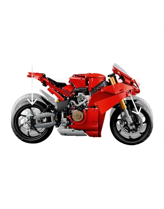 42202 Lego Technic Ducati Panigale V4 S Motosiklet 1603 Parça +18 Yaş