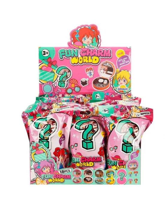 4255 Sun-rst-figür Mini Figür Eğlence Dünyası Sürpriz Paket 18d