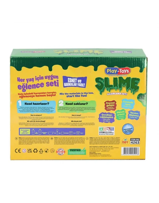4263 Classic Playtoys Dıy Slime Set -asya Oyuncak