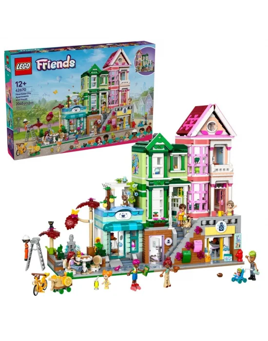 42670 Lego Friends Heartlake Apartman Ve Mağazalar 2040 Parça +12 Yaş