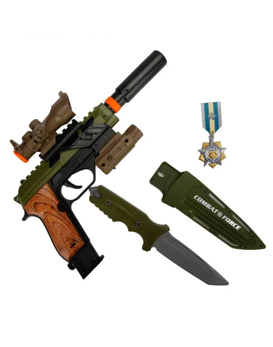 4308 Sesli Ve Işıklı Silah Seti -sunman