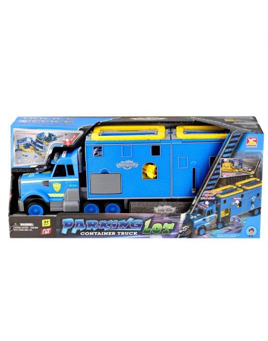 4345 Sesli Işıklı Transporter Garaj Seti