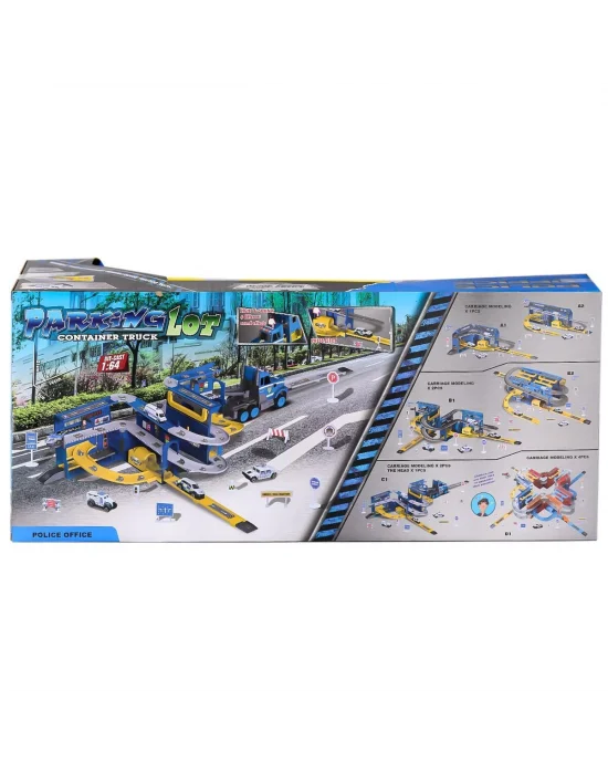 4345 Sesli Işıklı Transporter Garaj Seti