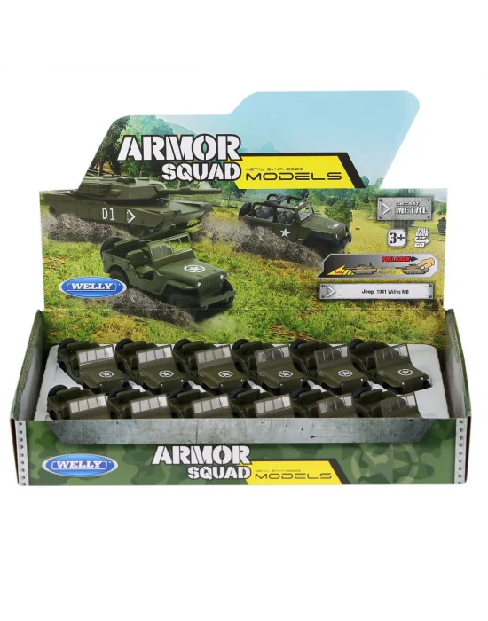 43723 Welly Jeep Willys 1:32 -karsan Oyuncak