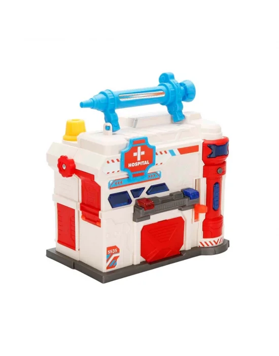 4539 Maxx Wheels Sesli Ve Işıklı Garaj Seti İnşaat Garajı -sunman