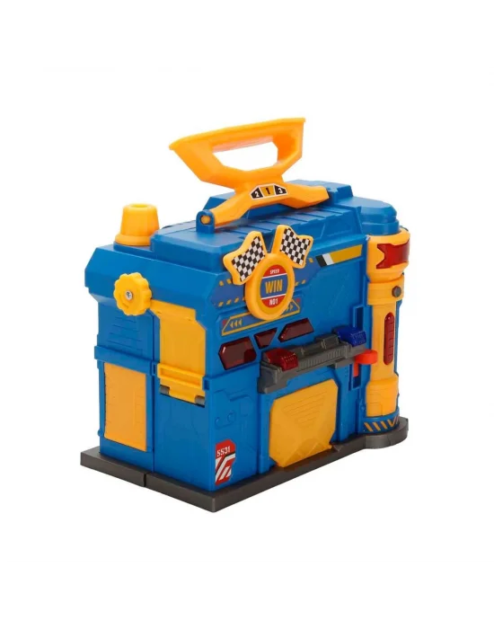 4539 Maxx Wheels Sesli Ve Işıklı Garaj Seti İnşaat Garajı -sunman