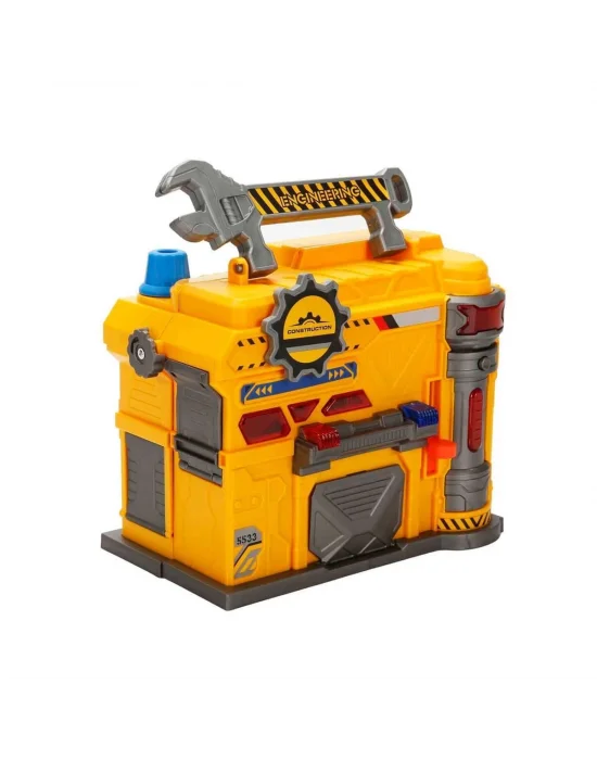 4539 Maxx Wheels Sesli Ve Işıklı Garaj Seti İnşaat Garajı -sunman