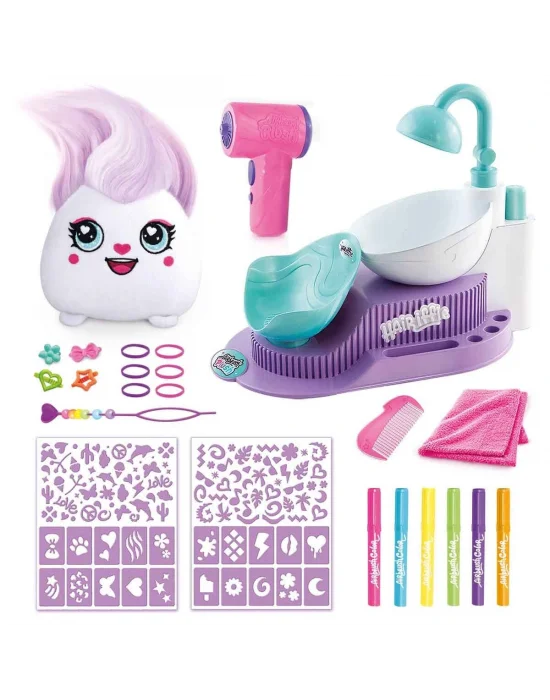 45544 Sun-cnl-hobi Set Aırbush Peluş Haır Iffıc Haır Style Salon B O