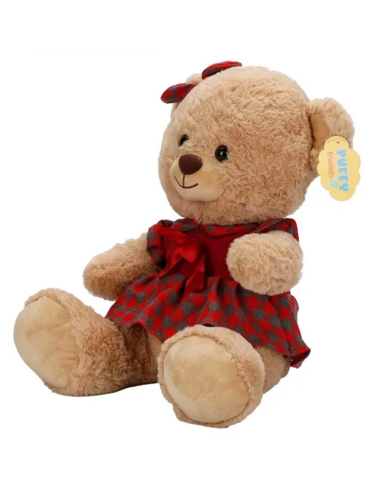 4810 Sun-jnh-pff-sk Peluş Ayı Elbiseli 32cm 2a