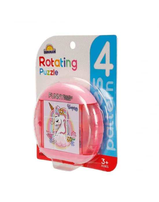 4837 Sun-yfn-dönen Puzzle Unıcorn Temalı