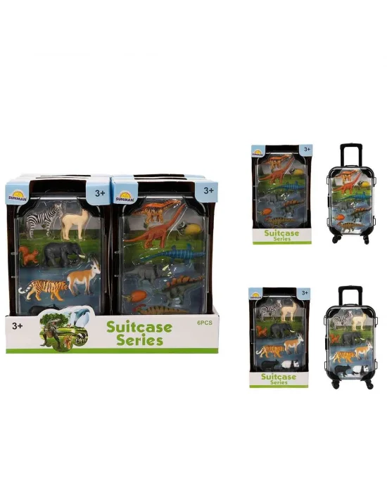 5003 Sun-yfn-figür Hayvan Set Valizli 8prç 2a 6d