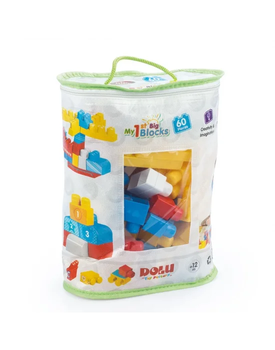 5019 Büyük Blok Seti 60 Parça-dolu Oyuncak