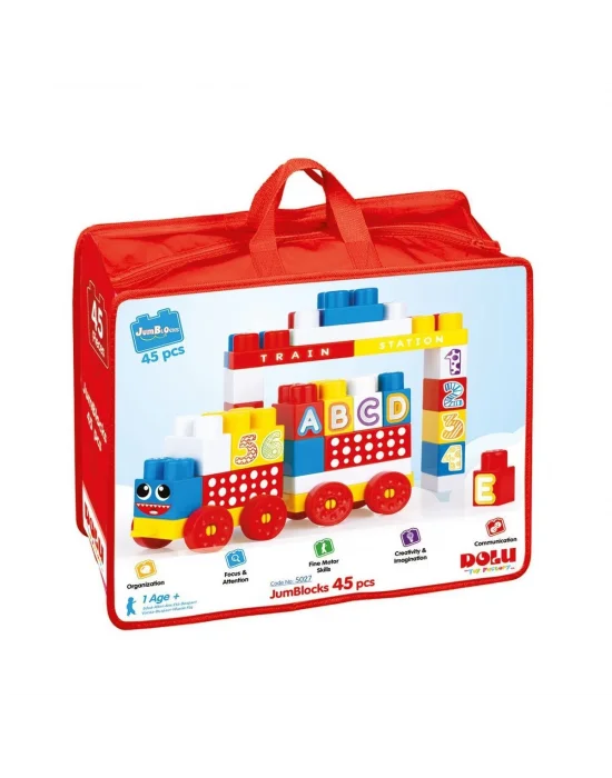 5027 Oyuncak Çantalı Mega Blok 45 Lı