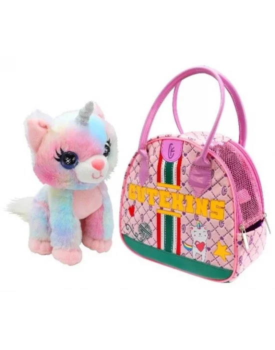 50455 Sun-fnv-cutekıns Peluş Catıcorn Posh Taşıma Çantalı