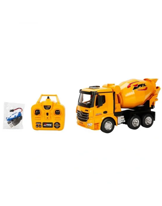 5084 Sun-rst-rc İş Makinesi 1 18 Beton Mikseri Ff 9ch 3 7v Usb 2 4 Ghz Sesli Işı