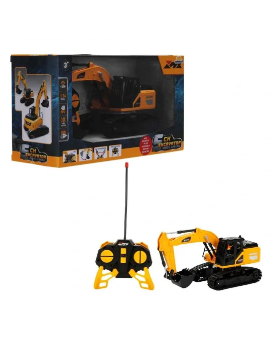 5085 Sun-rst-rc İş Makinesi 1 18 Ekskavatör Ff Işık 5ch 3 7v Usb 40 Mhhz