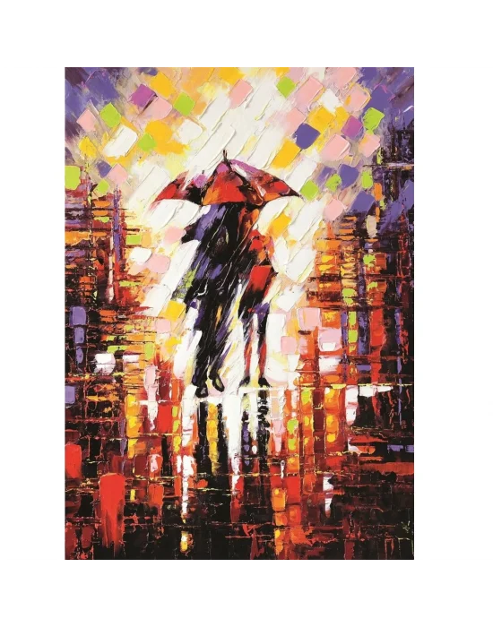 5090/art Art Puzzle, Şemsiye Altındaki Aşk 500 Parça Puzzle