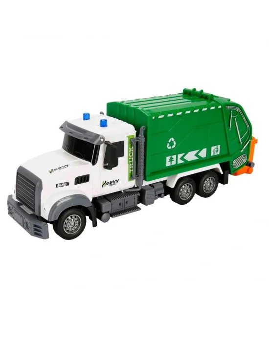 5091 Sun-rst-rc Kamyon 1 12 Çöp Ff Ses Işık 3 7v Usb 2 4ghz