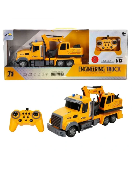 5093 Sun-rst-rc İş Makinesi 1 12 İnşaat Ff Ses Işık 3 7v  Usb 2 4 Ghz