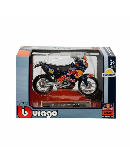 51070 Sun-bur-1:18 Motor Red Bull Ktm 450 2 Asorti - Sunman