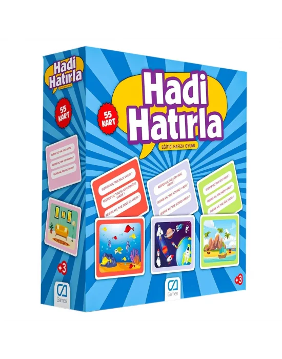 5108 Ca Games,  Hadi Hatırla  - Eğitici Hafıza Oyunu / +5 Yaş