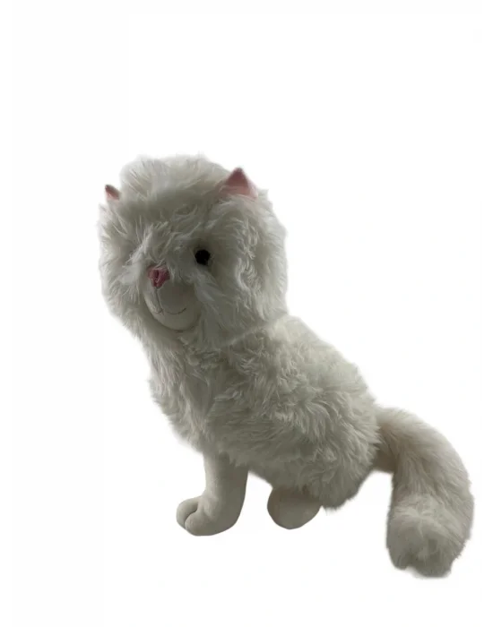 5124 Puffy Oturan Beyaz Kedi