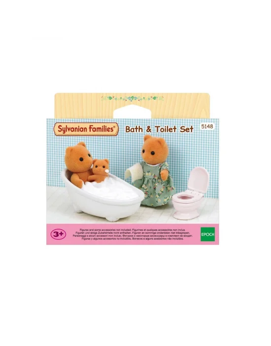 5148 Sylvanian Families Banyo Ve Tuvalet Seti (figürler Dahil Değildir) +3 Yaş