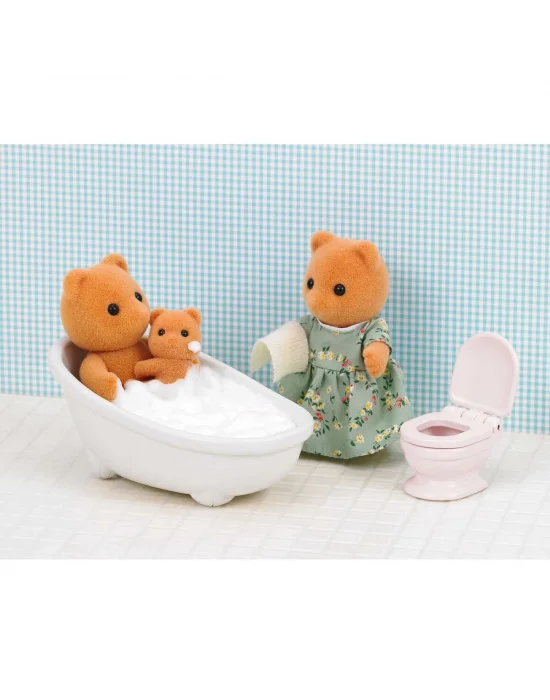 5148 Sylvanian Families Banyo Ve Tuvalet Seti (figürler Dahil Değildir) +3 Yaş