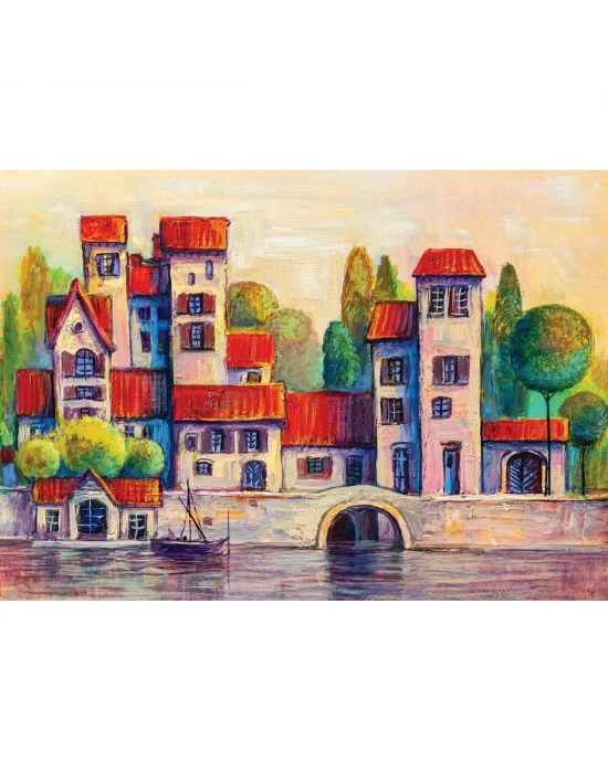 5213 Art Puzzle, Doğa Kent 1000 Parça Puzzle