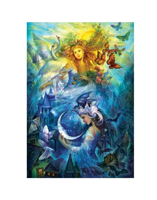 5218 Art Puzzle, Gündüz Ve Gece Prensesleri 1000 Parça